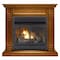 Duluth Forge Dual Fuel Ventless Gas Fireplace With Mantel - 32,000 Btu, T-Stat DFS-400T-2AS - alternate 1